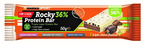 ROCKY 36% PROTEIN BAR TRIPLE CHOCO BARRETTA 50 G - Farmacia Dott. Pasquale Russo