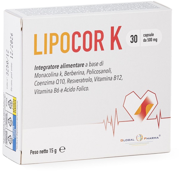 LIPOCOR K 30 CAPSULE - Farmacia Dott. Pasquale Russo