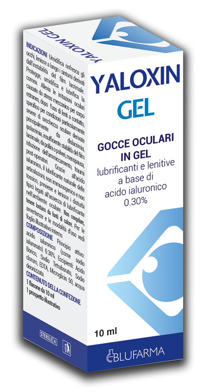 YALOXIN GEL OCULARE ACIDO IALURONICO 0,30% 10 ML - Farmacia Dott. Pasquale Russo