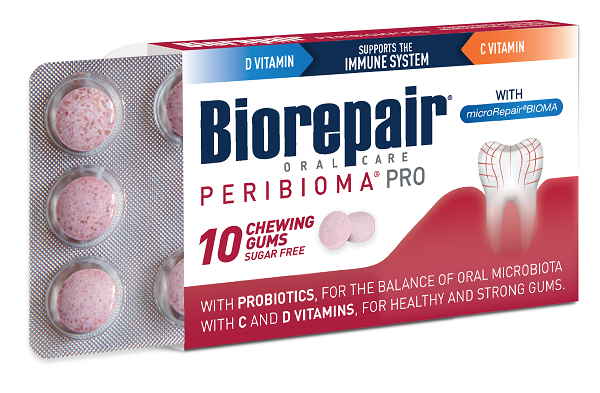 BIOREPAIR PERIBIOMA GOMME MASTICABILI 10 COMPRESSE DA 1,2 G - Farmacia Dott. Pasquale Russo