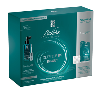 DEFENCE KS BIPACK TRATTAMENTO ANTICADUTA + INTEGRATORE 30 COMPRESSE - Farmacia Dott. Pasquale Russo