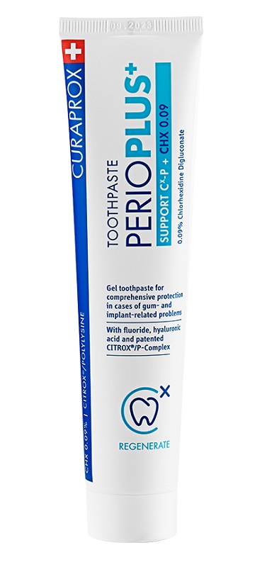 CURAPROX PERIOPLUS+ SUPPORT DENTIFRICIO CHX 0,09% 75 ML - Farmacia Dott. Pasquale Russo