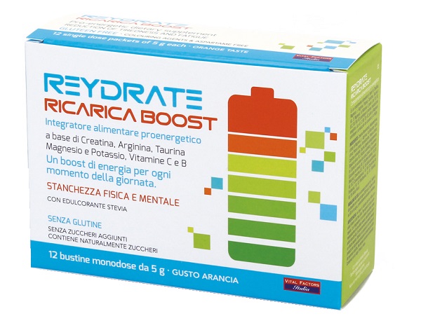 REYDRATE RICARICA BOOST 12 BUSTINE - Farmacia Dott. Pasquale Russo