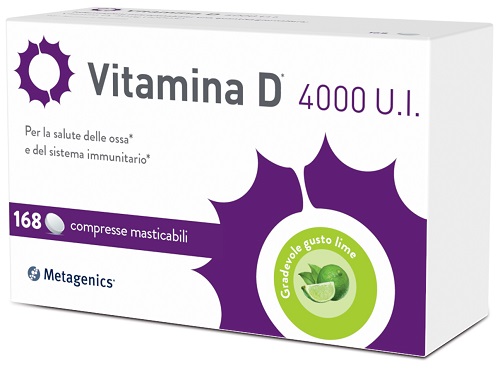 VITAMINA D 4000UI 168 COMPRESSE MASTICABILI - Farmacia Dott. Pasquale Russo
