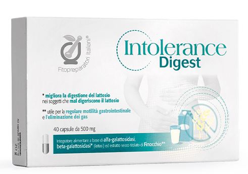 FITOPREPARATORI ITALIANI INTOLERANCE DIGEST 40 CAPSULE - Farmacia Dott. Pasquale Russo