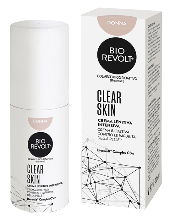 BIOREVOLT RX CLEAR SKIN DONNA CREMA LENITIVA INTENSIVA BIOATTIVA PER PELLI IMPURE 30 ML - Farmacia Dott. Pasquale Russo