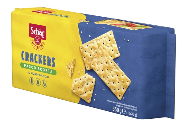 SCHAR CRACKERS SENZA LATTOSIO PACCO SCORTA 10 MONOPORZIONI DA 35 G - Farmacia Dott. Pasquale Russo