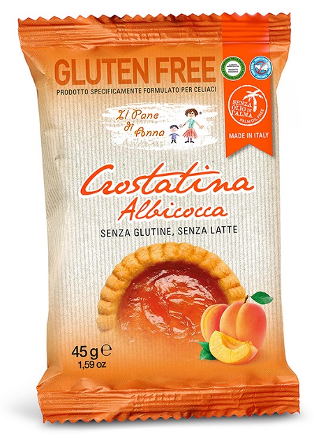 IL PANE DI ANNA CROSTATINA ALL'ALBICOCCA SENZA LATTE 45 G - Farmacia Dott. Pasquale Russo