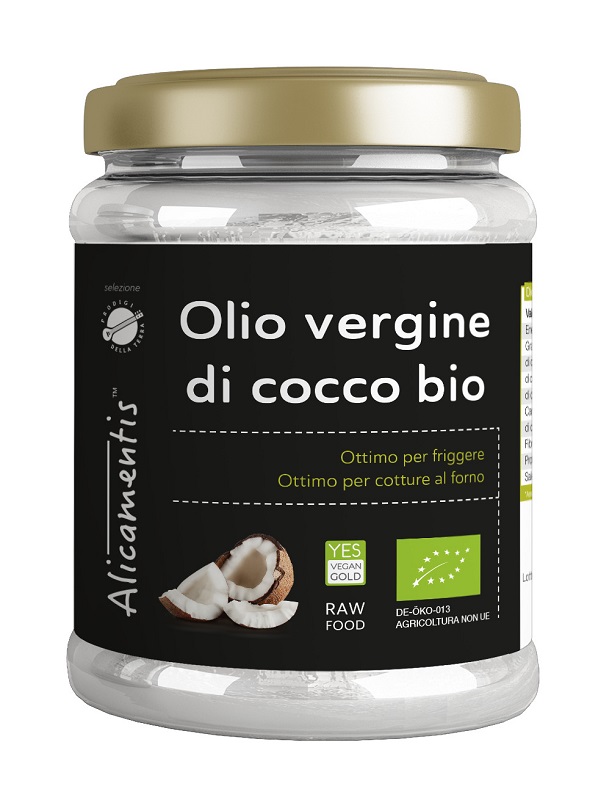 OLIO VERGINE DI COCCO BIO 500 ML ALICAMENTIS - Farmacia Dott. Pasquale Russo