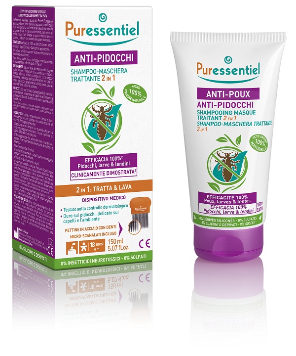 PURESSENTIEL SHAMPOO TRATTANTE ANTI-PIDOCCHI 150 ML - Farmacia Dott. Pasquale Russo