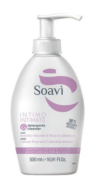 SOAVI INTIMO IDRATANTE PH5,5 FLACONE CON DISPENSER 500 ML - Farmacia Dott. Pasquale Russo