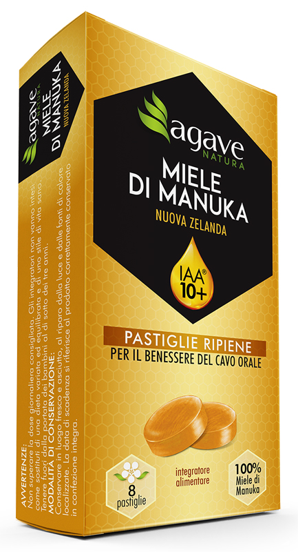 AGAVE NATURA MANUKA IAA 10+ 8 PASTIGLIE 20 G - Farmacia Dott. Pasquale Russo