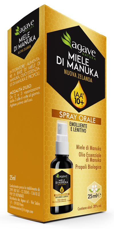 AGAVE NATURA SPRAY ORALE IAA 10+ 25 ML - Farmacia Dott. Pasquale Russo