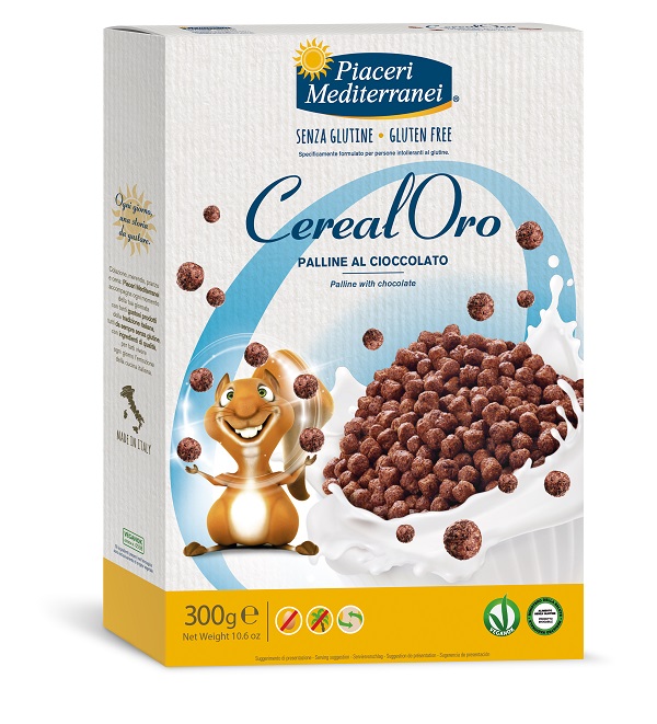 PIACERI MEDITERRANEI CEREALORO PALLINE CIOCCOLATO 300 G - Farmacia Dott. Pasquale Russo