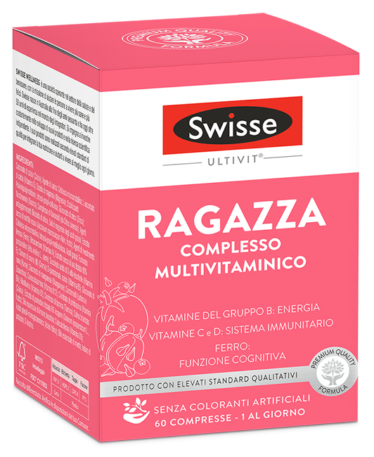 SWISSE MULTIVITAMINICO RAGAZZA 60 COMPRESSE - Farmacia Dott. Pasquale Russo