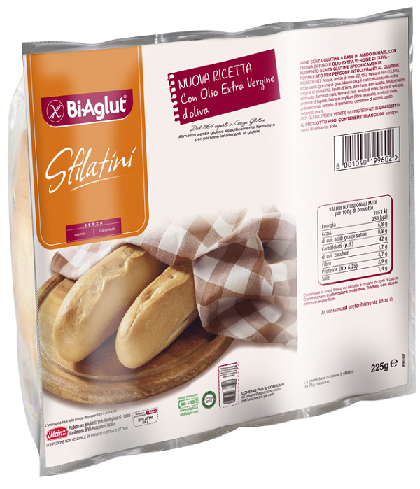 BIAGLUT PANE SOFFICE SFILATINI 3 X 75 G - Farmacia Dott. Pasquale Russo