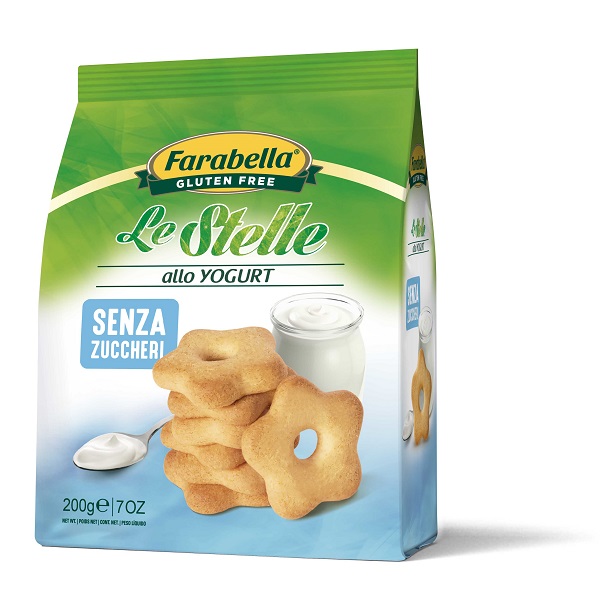 FARABELLA BISCOTTI LE STELLE YOGURT SENZA ZUCCHERO 200 G - Farmacia Dott. Pasquale Russo