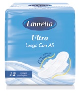 LAURELLA ASSORBENTE ULTRA LUNGO CON ALI 12 PEZZI - Farmacia Dott. Pasquale Russo
