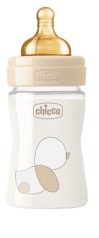 CHICCO BIBERON ORIGINAL 150ML VETRO 1 FORO 1 FORO UNISEX CON TETTARELLA IN CAUCCIU' - Farmacia Dott. Pasquale Russo