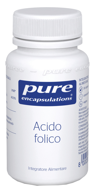 PURE ENCAPSULATIONS ACIDO FOLICO 30 CAPSULE - Farmacia Dott. Pasquale Russo