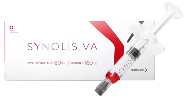 SYNOLIS V-A SOLUZIONE INIETTABILE VISCOELASTICA ISOTONICA IN SIRINGA PRERIEMPITA DI SODIO IALURONATO 80MG  E SORBITOLO 160MG CAPACITA' SIRINGA 4ML MONOSHOT 1 PEZZO - Farmacia Dott. Pasquale Russo