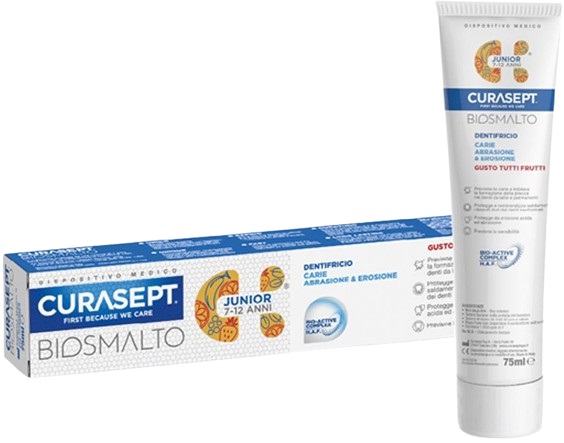 CURASEPT BIOSMALTO DENTIFRICIO JUNIOR 75 ML - Farmacia Dott. Pasquale Russo