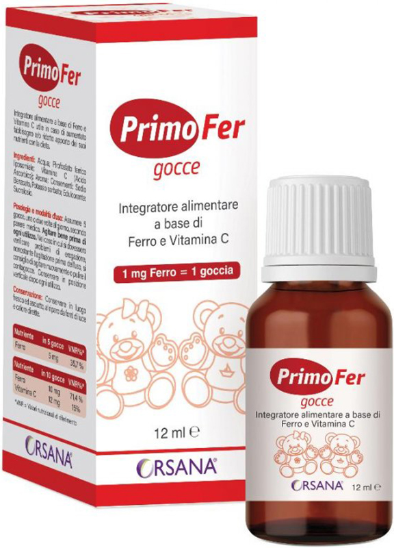 PRIMOFER GOCCE 12 ML - Farmacia Dott. Pasquale Russo