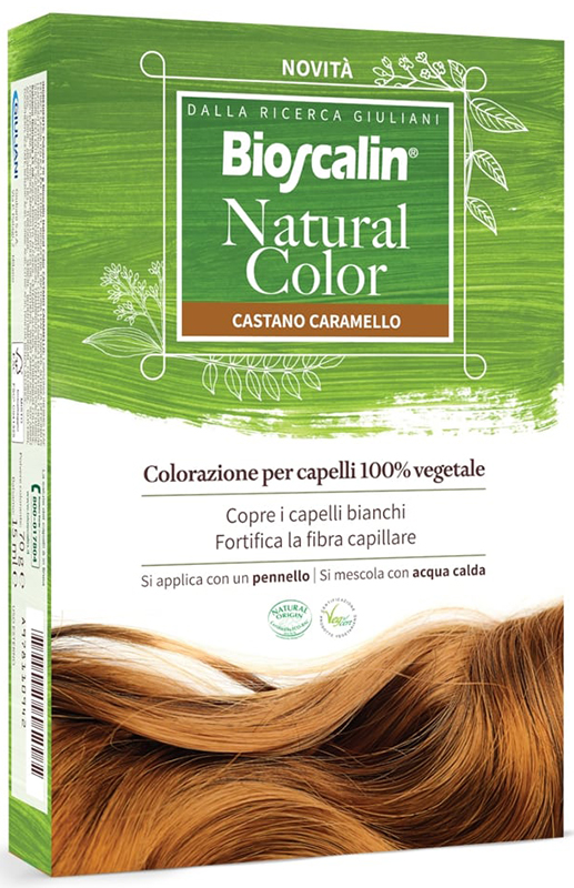 BIOSCALIN NATURAL COLOR CASTANO CARAMELLO 70 G - Farmacia Dott. Pasquale Russo