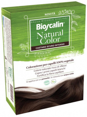BIOSCALIN NATURAL COLOR CASTANO SCURO INTENSO 70 G - Farmacia Dott. Pasquale Russo