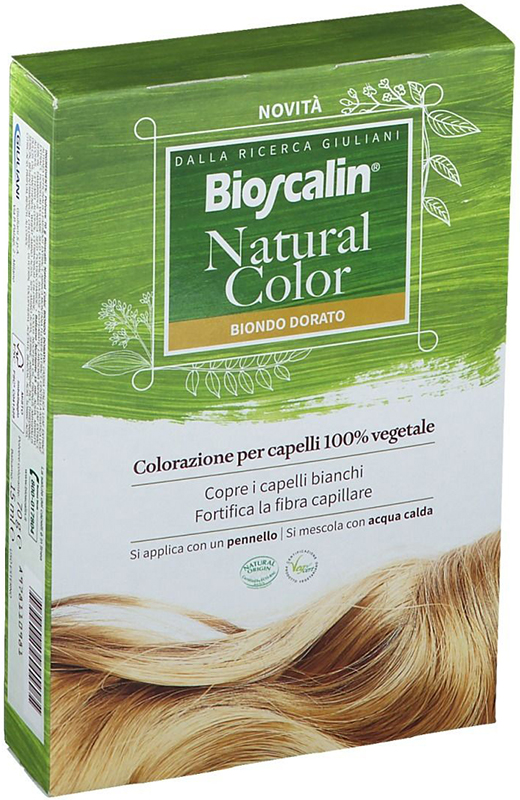 BIOSCALIN NATURAL COLOR BIONDO DORATO 70 G - Farmacia Dott. Pasquale Russo