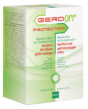 GERDOFF PROTECTION SCIROPPO 20 BUSTE 10 ML - Farmacia Dott. Pasquale Russo