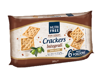 NUTRIFREE CRACKERS INTEGRALI 33,4 G X 6 PEZZI - Farmacia Dott. Pasquale Russo