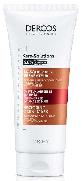 DERCOS TECHNIQUE KERASOL MASCHERA RIPARATRICE 2 MIN 200 ML - Farmacia Dott. Pasquale Russo