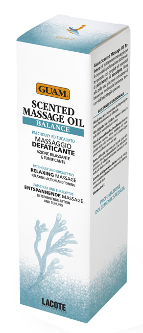 GUAM SCENTED MASSAGE OIL BALANCE MASSAGGIO DEFATICANTE RILASSANTE E TONIFICANTE 150 ML - Farmacia Dott. Pasquale Russo