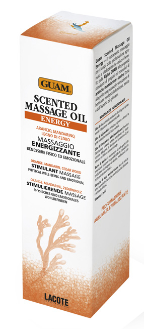 GUAM SCENTED MASSAGE OIL ENERGY MASSAGGIO ENERGIZZANTE 150 ML - Farmacia Dott. Pasquale Russo