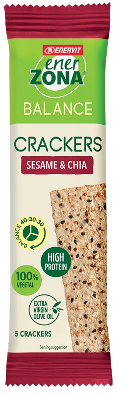 ENERZONA CRACKERS SESAME & CHIA 25 G - Farmacia Dott. Pasquale Russo