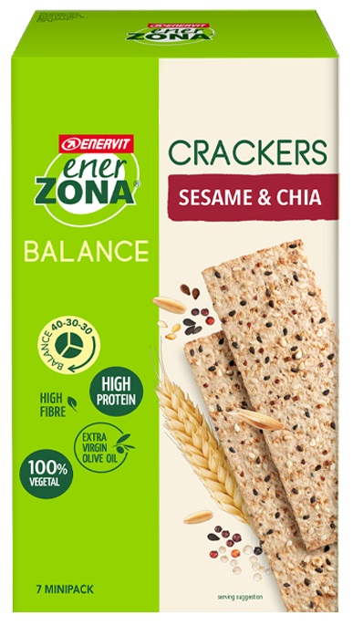 ENERZONA CRACKERS SESAME & CHIA 25 G - Farmacia Dott. Pasquale Russo