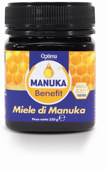 MANUKA BENEFIT MIELE DI MANUKA 550+ MGO 250 G - Farmacia Dott. Pasquale Russo