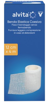 BENDA ELASTICA AUTOADESIVA ALVITA 12X4CM - Farmacia Dott. Pasquale Russo