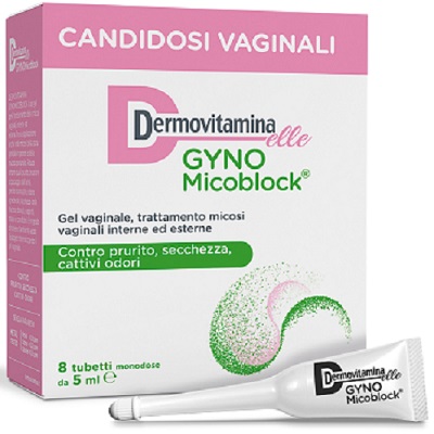 DERMOVITAMINA GYNOMICOBLOCK M 8 TUBETTI MONODOSE 5 ML - Farmacia Dott. Pasquale Russo