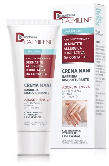 DERMOVITAMINA CALMILENE CREMA MANI BARRIERA RISTRUTTURANTE AZIONE INTENSIVA PER DERMATITE ALLERGICA O IRRITATIVA DA CONTATTO 75 ML - Farmacia Dott. Pasquale Russo