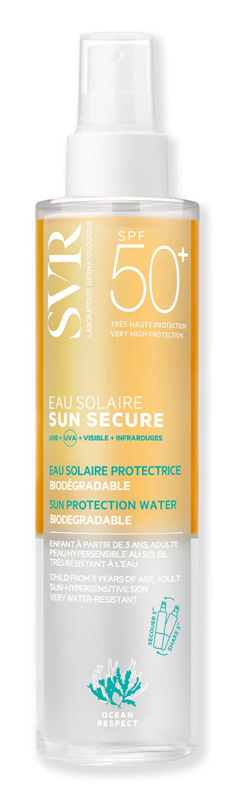 SUN SECURE EAU SOLAIRE SPF50 200 ML - Farmacia Dott. Pasquale Russo