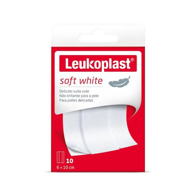 LEUKOPLAST SOFT WHITE 100 X 6 CM 10 PEZZI - Farmacia Dott. Pasquale Russo