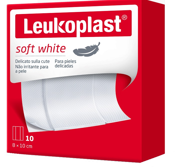 LEUKOPLAST SOFT WHITE 100 X 8 CM 10 PEZZI - Farmacia Dott. Pasquale Russo
