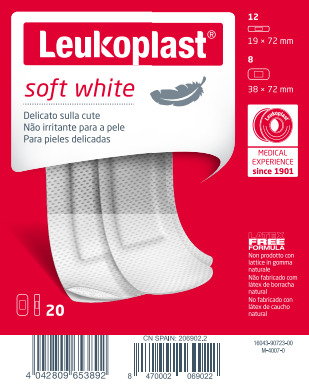 LEUKOPLAST SOFT WHITE 20 PEZZI ASSORTITI - Farmacia Dott. Pasquale Russo