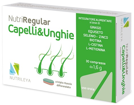 NUTRIREGULAR CAPELLI & UNGHIE 30 COMPRESSE - Farmacia Dott. Pasquale Russo