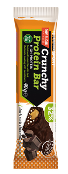 CRUNCHY PROTEINBAR DARK ROCK CHOCOLATE BARRETTA 40 G - Farmacia Dott. Pasquale Russo