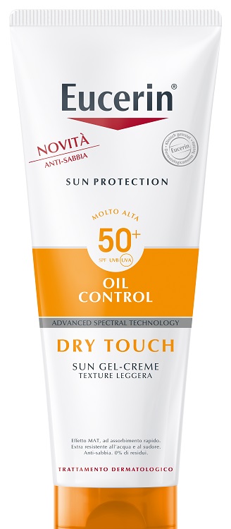 EUCERIN SUN PROTECTION OIL CONTROL DRY TOUCH SPF 50+ SUN GEL CREME 200 ML - Farmacia Dott. Pasquale Russo