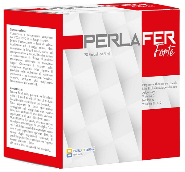 PERLAFER FORTE 20 FIALOIDI DA 5 ML - Farmacia Dott. Pasquale Russo
