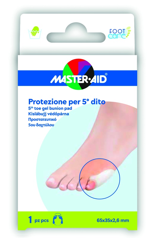 PROTEZIONE IN GEL MASTER-AID FOOTCARE 5 DITO 1 PEZZO C15 - Farmacia Dott. Pasquale Russo